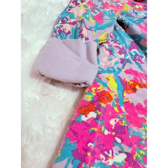 Bonds Wondersuit Baby Girls 0-3 Months Floral Zip Sleepsuit Romper lilac blooms - Picture 5 of 8